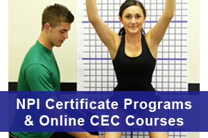 National Posture Institute Certificate Programs & Online CEC Courses